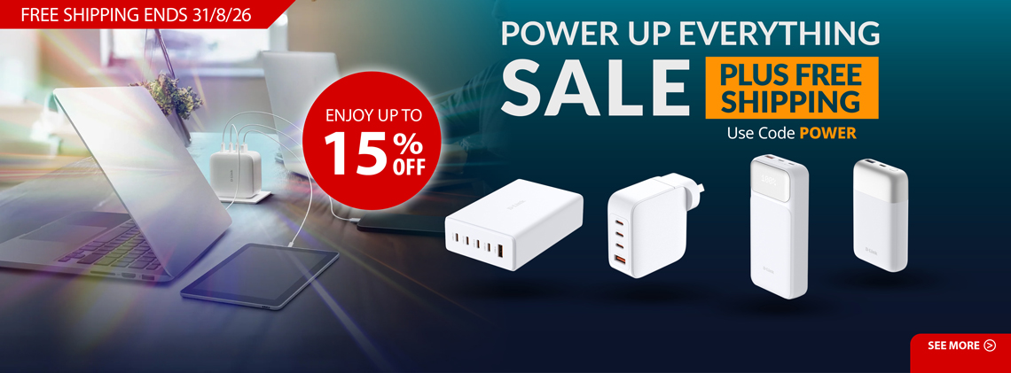 Aug Power up everything FREE Shipping 
